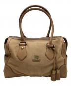 BURBERRY LONDON BLUE LABELバーバリーロンドンブルーレーベル）の古着「ハンドバッグ」｜キャメル