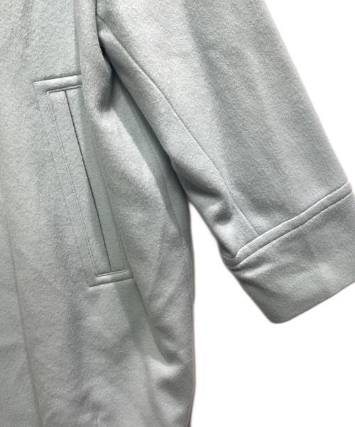 SHIPS（シップス）SHIPS (シップス) ミディコクーンジップコート ライトブルー サイズ:Mの古着・服飾アイテム