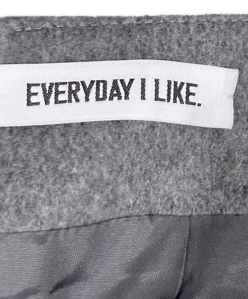 EVERYDAY I LIKE.（エヴリデイ アイ ライク）EVERYDAY I LIKE. (エヴリデイ アイ ライク) フレアスカート グレー サイズ:34の古着・服飾アイテム