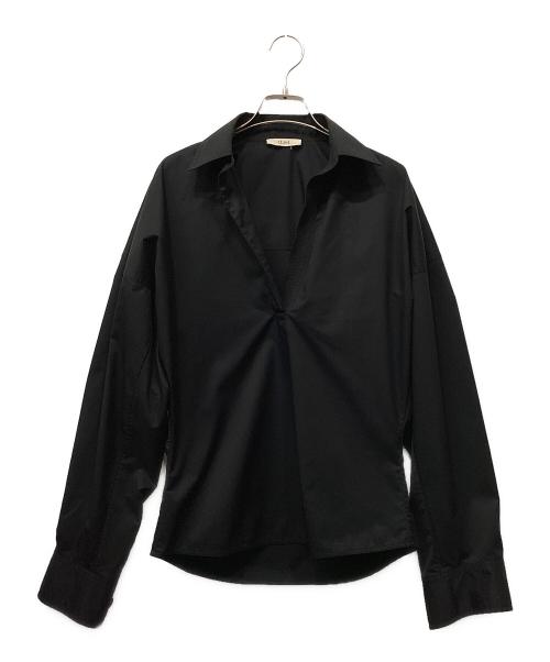 CELINE（セリーヌ）CELINE (セリーヌ) プルオーバーシャツ ブラック サイズ:36の古着・服飾アイテム