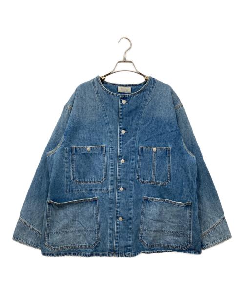 JOURNAL STANDARD relume（ジャーナルスタンダード レリューム）JOURNAL STANDARD relume (ジャーナルスタンダード レリューム) 11.5ozデニムカバーオールジャケット インディゴ サイズ:38の古着・服飾アイテム