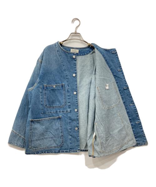JOURNAL STANDARD relume（ジャーナルスタンダード レリューム）JOURNAL STANDARD relume (ジャーナルスタンダード レリューム) 11.5ozデニムカバーオールジャケット インディゴ サイズ:38の古着・服飾アイテム