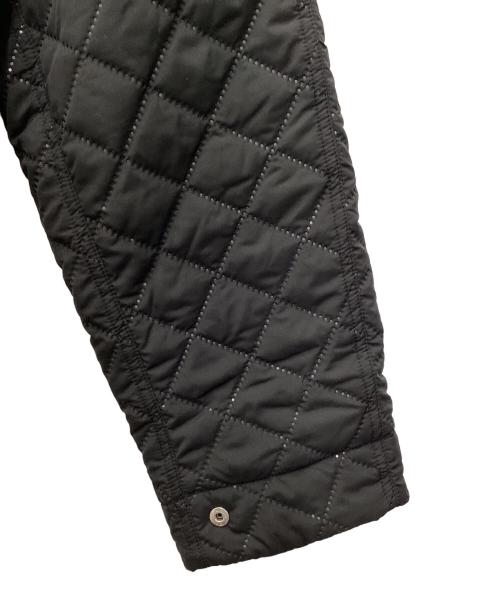 Manual Alphabet（マニュアル アルファベット）MANUAL ALPHABET (マニュアル アルファベット) QUILTING SOUTEIN COLLAR JACKET ブラック サイズ:SIZE 2の古着・服飾アイテム