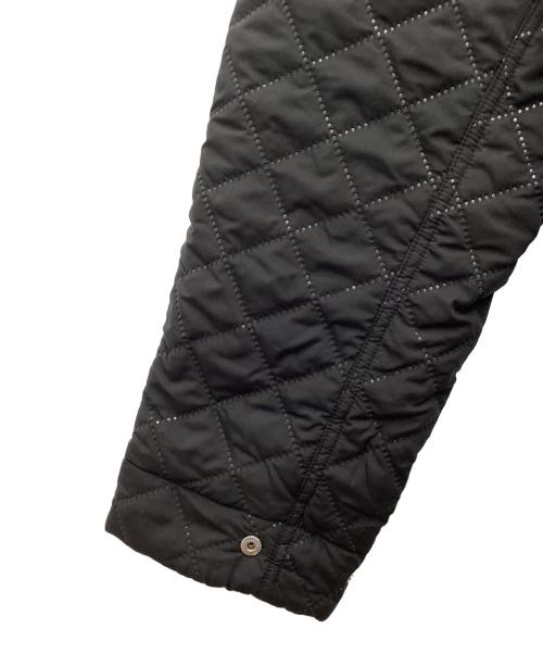 Manual Alphabet（マニュアル アルファベット）MANUAL ALPHABET (マニュアル アルファベット) QUILTING SOUTEIN COLLAR JACKET ブラック サイズ:SIZE 2の古着・服飾アイテム
