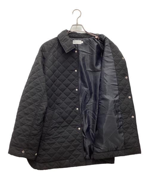 Manual Alphabet（マニュアル アルファベット）MANUAL ALPHABET (マニュアル アルファベット) QUILTING SOUTEIN COLLAR JACKET ブラック サイズ:SIZE 2の古着・服飾アイテム