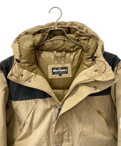 WILD THINGS（ワイルドシングス）WILD THINGS (ワイルドシングス) ダウンジャケット ベージュ サイズ:Lの古着・服飾アイテム