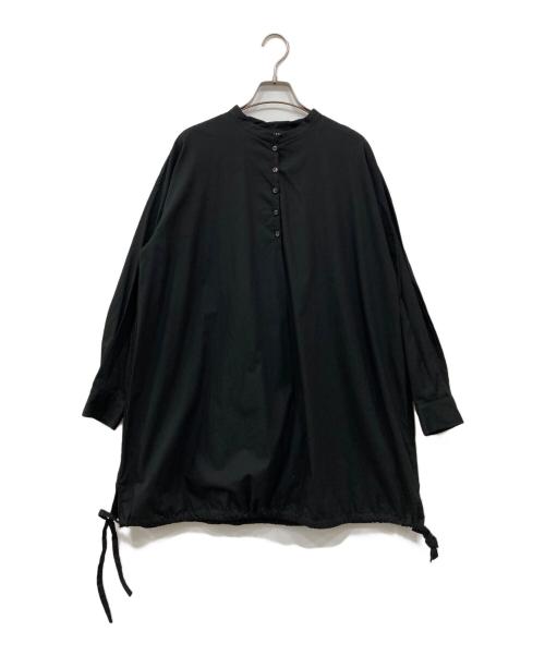 mizuiro-ind（ミズイロインド）mizuiro-ind (ミズイロインド) プルオーバーシャツ ブラック サイズ:Freeの古着・服飾アイテム