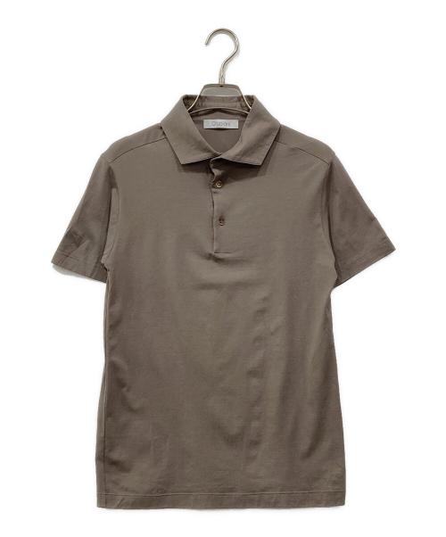Cruciani（クルチアーニ）Cruciani (クルチアーニ) ポロシャツ ブラウン サイズ:44の古着・服飾アイテム