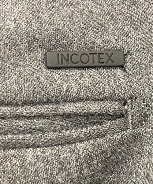 INCOTEX（インコテックス）INCOTEX (インコテックス) TEKNOSARTORIAL SLIM FIT ウォーターレペレントウールソリッドバックシャーリングテーパードパンツ グレー サイズ:46の古着・服飾アイテム