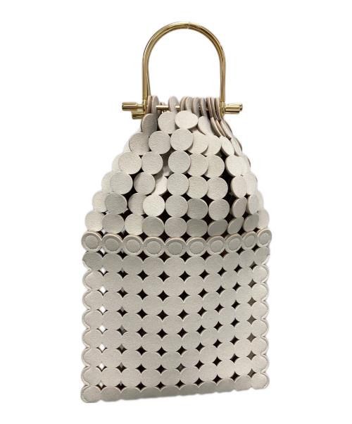 MARY AL TERNA（メアリオルターナ）MARY AL TERNA (メアリオルターナ) MOON ハンドバック　/ ムーンハンドバッグ アイボリーの古着・服飾アイテム