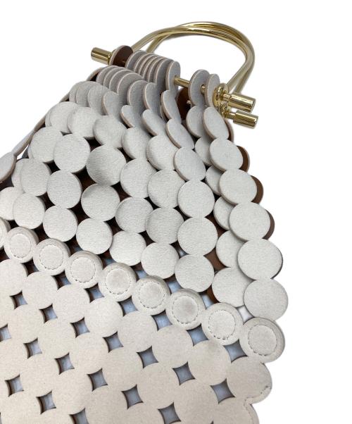 MARY AL TERNA（メアリオルターナ）MARY AL TERNA (メアリオルターナ) MOON ハンドバック　/ ムーンハンドバッグ アイボリーの古着・服飾アイテム