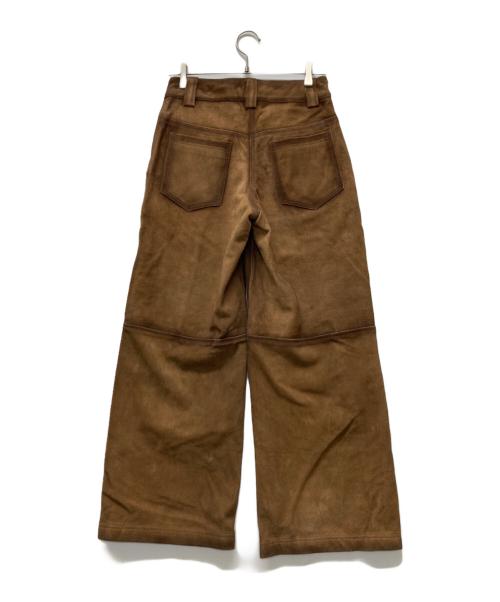MAISON SPECIAL（メゾンスペシャル）MAISON SPECIAL (メゾンスペシャル) Real Suede Pants キャメル サイズ:36の古着・服飾アイテム