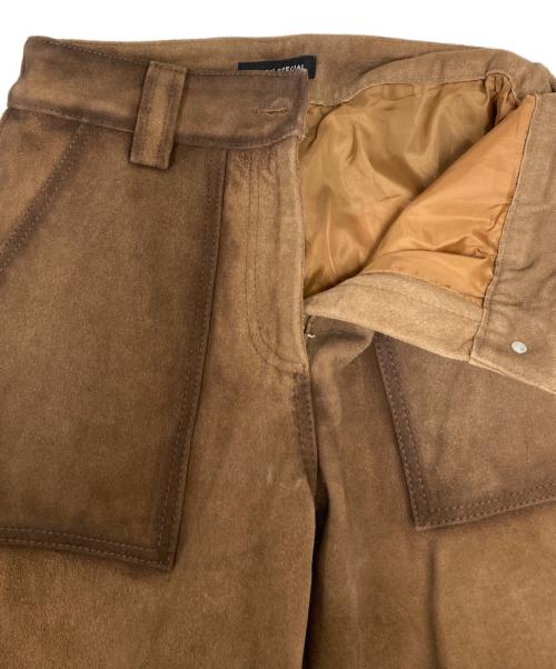 MAISON SPECIAL（メゾンスペシャル）MAISON SPECIAL (メゾンスペシャル) Real Suede Pants キャメル サイズ:36の古着・服飾アイテム