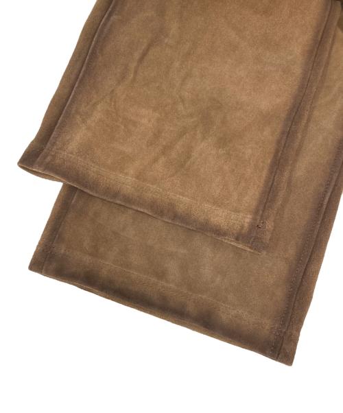 MAISON SPECIAL（メゾンスペシャル）MAISON SPECIAL (メゾンスペシャル) Real Suede Pants キャメル サイズ:36の古着・服飾アイテム