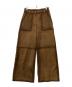 MAISON SPECIAL（メゾンスペシャル）の古着「Real Suede Pants」｜キャメル