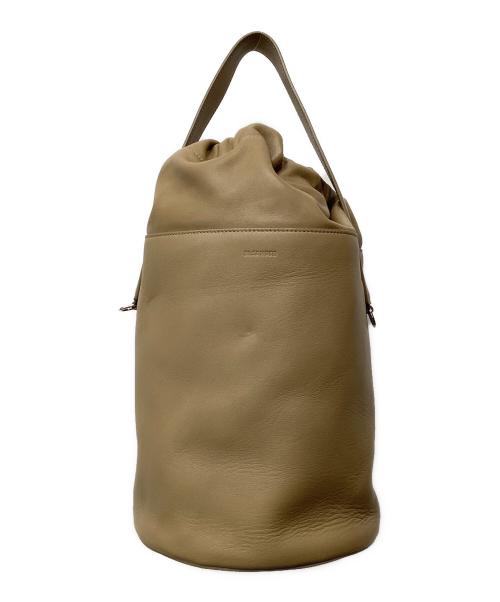 JIL SANDER（ジルサンダー）JIL SANDER (ジルサンダー) SOFT DRAWKET MEDIUM(ソフト ドローケット ミディアム) ベージュの古着・服飾アイテム
