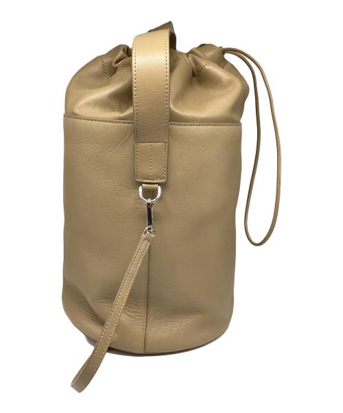 JIL SANDER（ジルサンダー）JIL SANDER (ジルサンダー) SOFT DRAWKET MEDIUM(ソフト ドローケット ミディアム) ベージュの古着・服飾アイテム