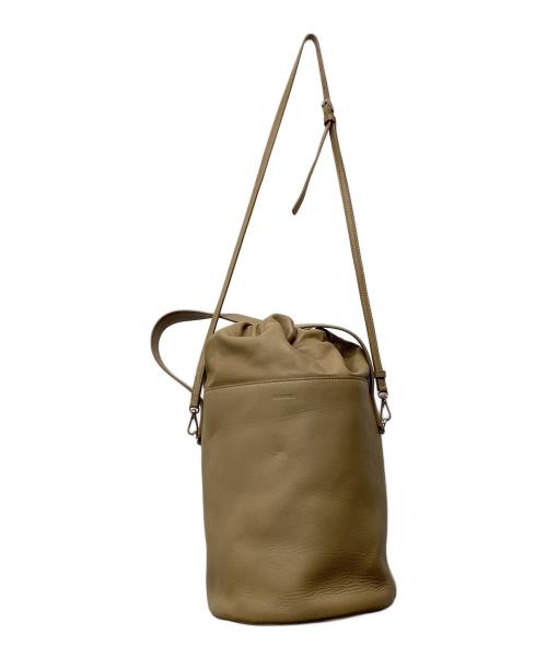 JIL SANDER（ジルサンダー）JIL SANDER (ジルサンダー) SOFT DRAWKET MEDIUM(ソフト ドローケット ミディアム) ベージュの古着・服飾アイテム