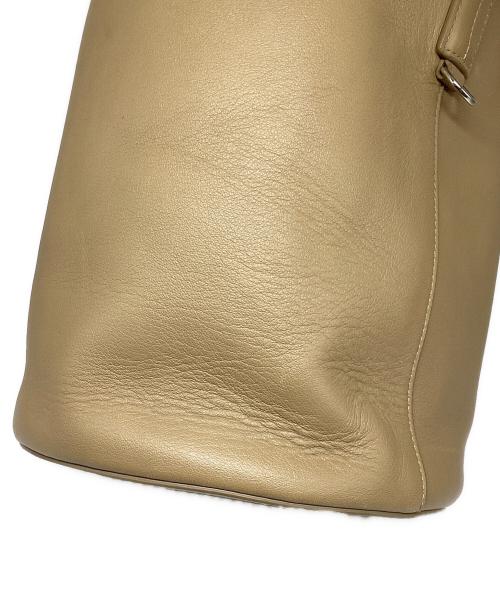 JIL SANDER（ジルサンダー）JIL SANDER (ジルサンダー) SOFT DRAWKET MEDIUM(ソフト ドローケット ミディアム) ベージュの古着・服飾アイテム