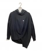 Champion REVERSE WEAVE×ANREALAGEチャンピオン リバース ウィーブ×アンリアレイジ）の古着「Hooded Sweatshirt」｜ブラック