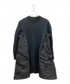 sacaiサカイ）の古着「Sponge Sweat MA-1 Dress」｜ブラック