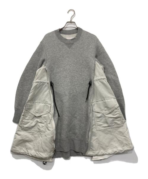 sacai（サカイ）sacai (サカイ) Sponge Sweat Dress グレー サイズ:2の古着・服飾アイテム