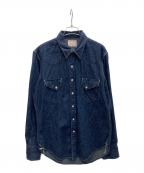 BONCOURAボンクラ）の古着「ウェスタン シャツ デニム」｜インディゴ