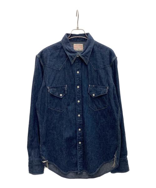 BONCOURA（ボンクラ）BONCOURA (ボンクラ) ウェスタン シャツ デニム インディゴ サイズ:SIZE 40の古着・服飾アイテム