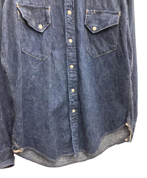 BONCOURA（ボンクラ）BONCOURA (ボンクラ) ウェスタン シャツ デニム インディゴ サイズ:SIZE 40の古着・服飾アイテム