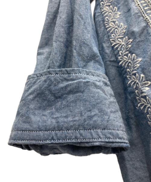 MOJITO（モヒート）MOJITO (モヒート) 長袖シャツ ブルー サイズ:Lの古着・服飾アイテム