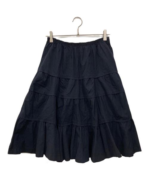 COMME des GARCONS tricot（コムデギャルソントリコ）COMME des GARCONS tricot (コムデギャルソントリコ) ティアードスカート ネイビー サイズ:Sの古着・服飾アイテム