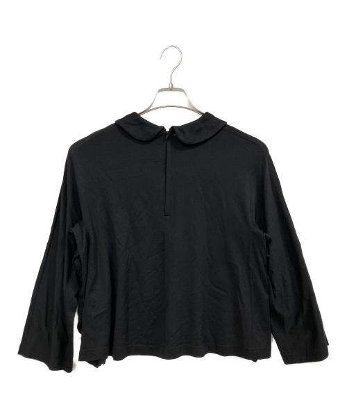 COMME des GARCONS COMME des GARCONS（コムデギャルソン コムデギャルソン）COMME des GARCONS COMME des GARCONS (コムデギャルソン コムデギャルソン) 丸襟サイドフリルカットソー ブラック サイズ:XSの古着・服飾アイテム