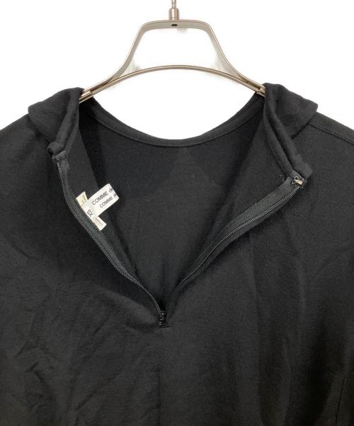 COMME des GARCONS COMME des GARCONS（コムデギャルソン コムデギャルソン）COMME des GARCONS COMME des GARCONS (コムデギャルソン コムデギャルソン) 丸襟サイドフリルカットソー ブラック サイズ:XSの古着・服飾アイテム