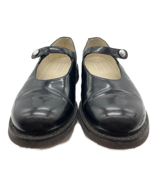 COMME des GARCONS COMME des GARCONS（コムデギャルソン コムデギャルソン）COMME des GARCONS COMME des GARCONS (コムデギャルソン コムデギャルソン) エナメルシューズ ブラック サイズ:3の古着・服飾アイテム