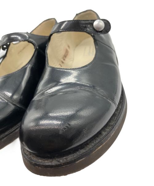 COMME des GARCONS COMME des GARCONS（コムデギャルソン コムデギャルソン）COMME des GARCONS COMME des GARCONS (コムデギャルソン コムデギャルソン) エナメルシューズ ブラック サイズ:3の古着・服飾アイテム