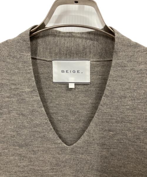 BEIGE（ベイジ）BEIGE (ベイジ) ニットワンピース ベージュ サイズ:2の古着・服飾アイテム