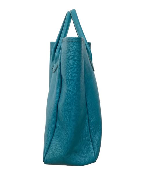 YOUNG & OLSEN The DRYGOODS STORE（ヤングアンドオルセン ザ ドライグッズストア）YOUNG & OLSEN The DRYGOODS STORE (ヤングアンドオルセン ザ ドライグッズストア) EMBOSSED LEATHER TOTE M / エンボス レザートート M ブルー サイズ:　の古着・服飾アイテム