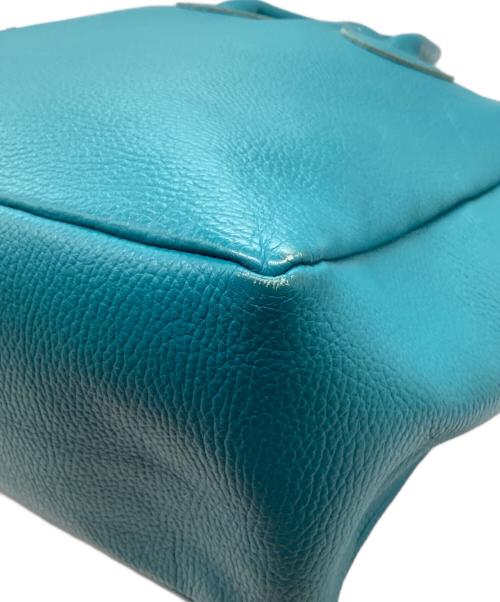 YOUNG & OLSEN The DRYGOODS STORE（ヤングアンドオルセン ザ ドライグッズストア）YOUNG & OLSEN The DRYGOODS STORE (ヤングアンドオルセン ザ ドライグッズストア) EMBOSSED LEATHER TOTE M / エンボス レザートート M ブルー サイズ:　の古着・服飾アイテム