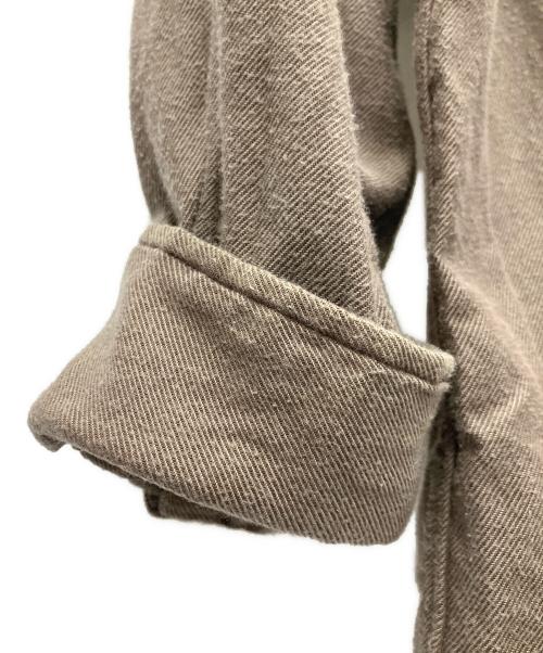 vainl archive（ヴァイナルアーカイブ）VAINL ARCHIVE (ヴァイナルアーカイブ) INDIVIDUALIZED SHIRTS (インディビジュアライズドシャツ) コットンシャツ ブラウン サイズ:Mの古着・服飾アイテム