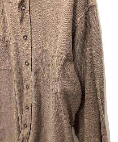 vainl archive（ヴァイナルアーカイブ）VAINL ARCHIVE (ヴァイナルアーカイブ) INDIVIDUALIZED SHIRTS (インディビジュアライズドシャツ) コットンシャツ ブラウン サイズ:Mの古着・服飾アイテム