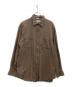 VAINL ARCHIVE（ヴァイナルアーカイブ）の古着「コットンシャツ」｜ブラウン