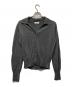 MIESROHE（ミースロエ）の古着「オープンカラーデザインカシミアニットＣＤ」｜グレー