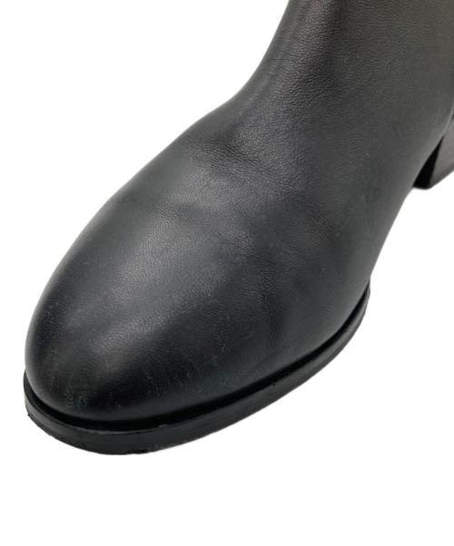 MACKINTOSH LONDON（マッキントッシュ ロンドン）MACKINTOSH LONDON (マッキントッシュ ロンドン) バックゴアショートブーツ ブラック サイズ:24.5cmの古着・服飾アイテム