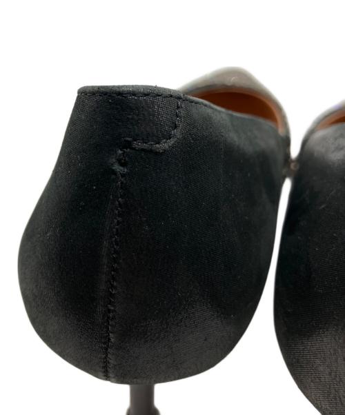 STACCATO（スタッカート）STACCATO (スタッカート) ビーズエンブロイドパンプス ブラック サイズ:24.5の古着・服飾アイテム