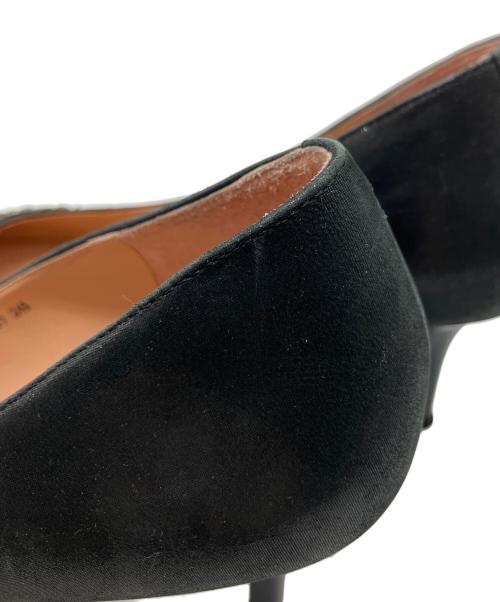 STACCATO（スタッカート）STACCATO (スタッカート) ビーズエンブロイドパンプス ブラック サイズ:24.5の古着・服飾アイテム