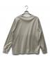 ATTACHMENT (アタッチメント) MERCERIZATION JERSEY LS T-SHIRT グレー サイズ:2：6000円