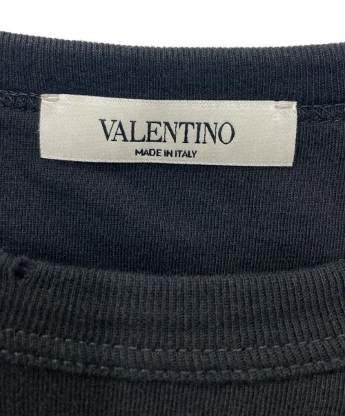VALENTINO（ヴァレンティノ）VALENTINO (ヴァレンティノ) ハートモチーフ半袖Tシャツ ブラック サイズ:Lの古着・服飾アイテム
