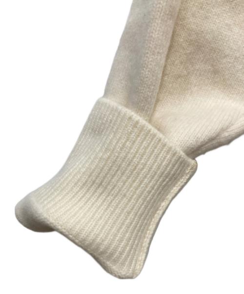 JIL SANDER（ジルサンダー）JIL SANDER (ジルサンダー) サイドスリット ウールニット アイボリー サイズ:50の古着・服飾アイテム