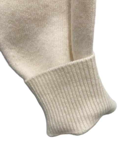 JIL SANDER（ジルサンダー）JIL SANDER (ジルサンダー) サイドスリット ウールニット アイボリー サイズ:50の古着・服飾アイテム