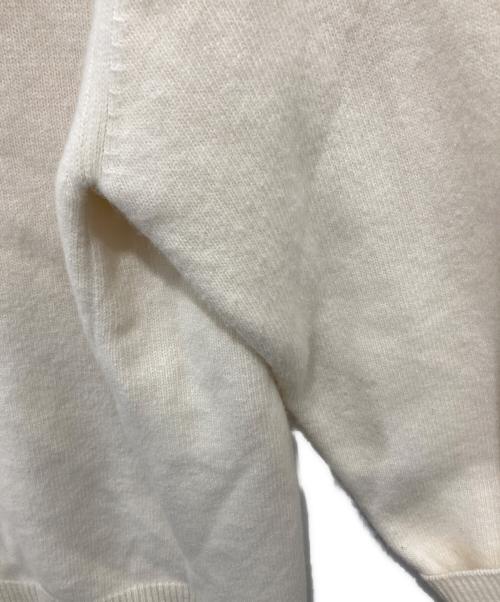 JIL SANDER（ジルサンダー）JIL SANDER (ジルサンダー) サイドスリット ウールニット アイボリー サイズ:50の古着・服飾アイテム